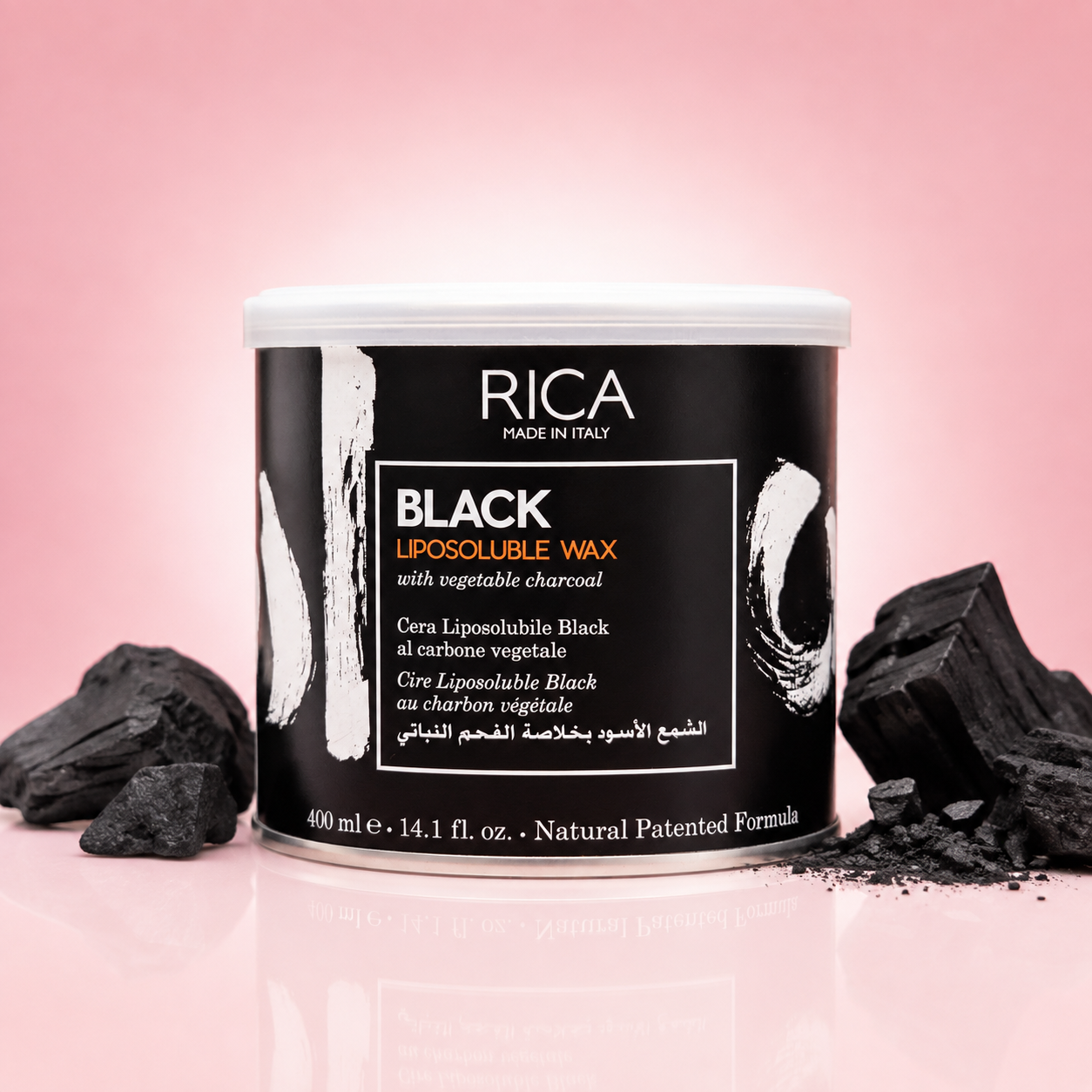Rica Black Liposoluble Wax 400ml