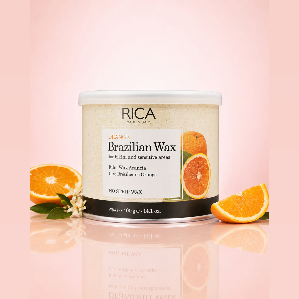 Rica Orange Brazilian Wax 400ml