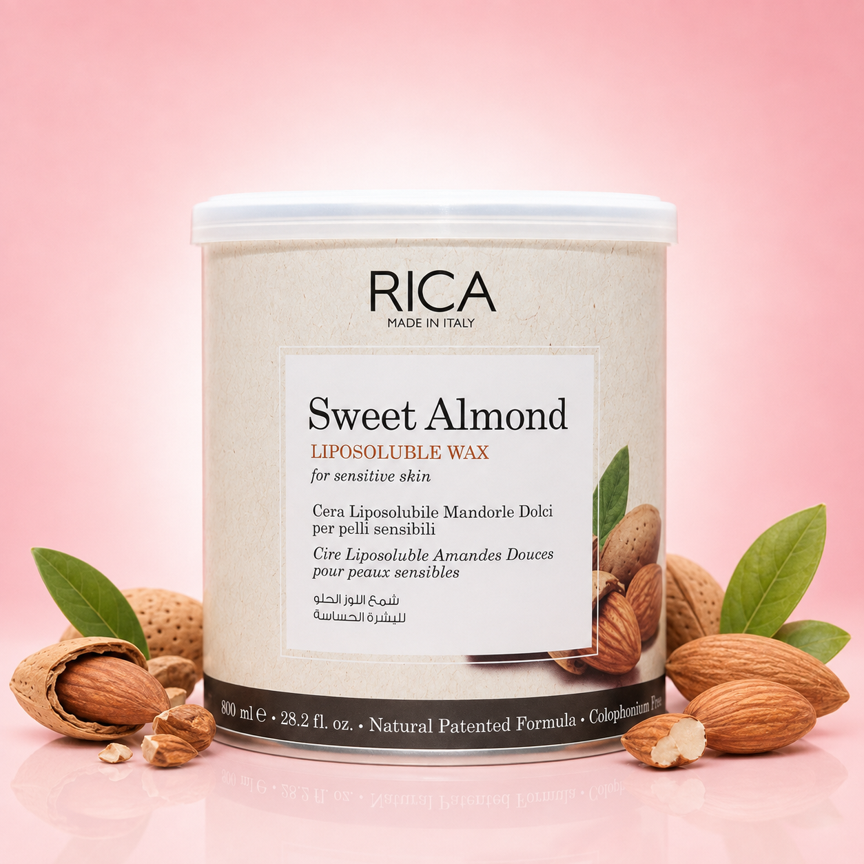 Rica Sweet Almond Liposoluble Wax 800ml